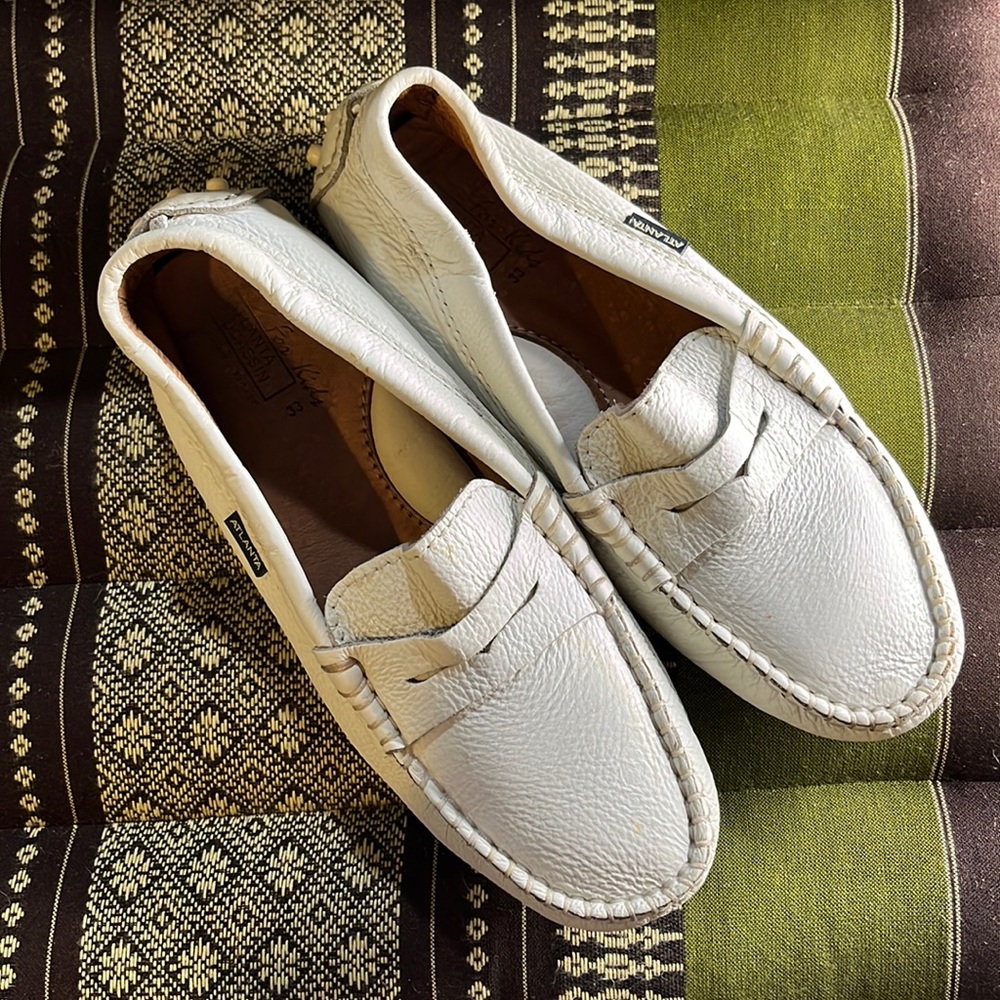 White Kids Moccasins Atlanta